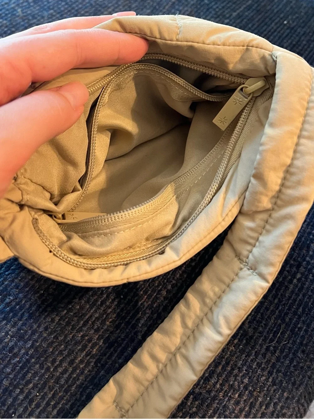 The Paper Bunny - Mini Puffer Swing Bag - Hazel